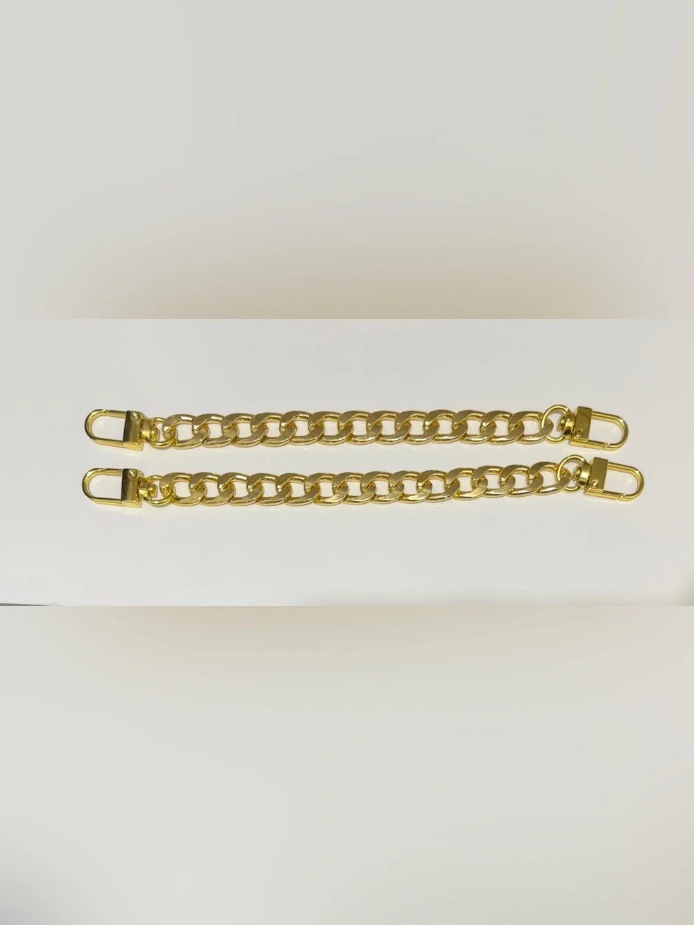 Gold Chain Strap Pair for Handbags
